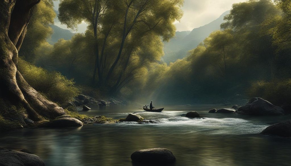 Misterio autoría peces en el rio