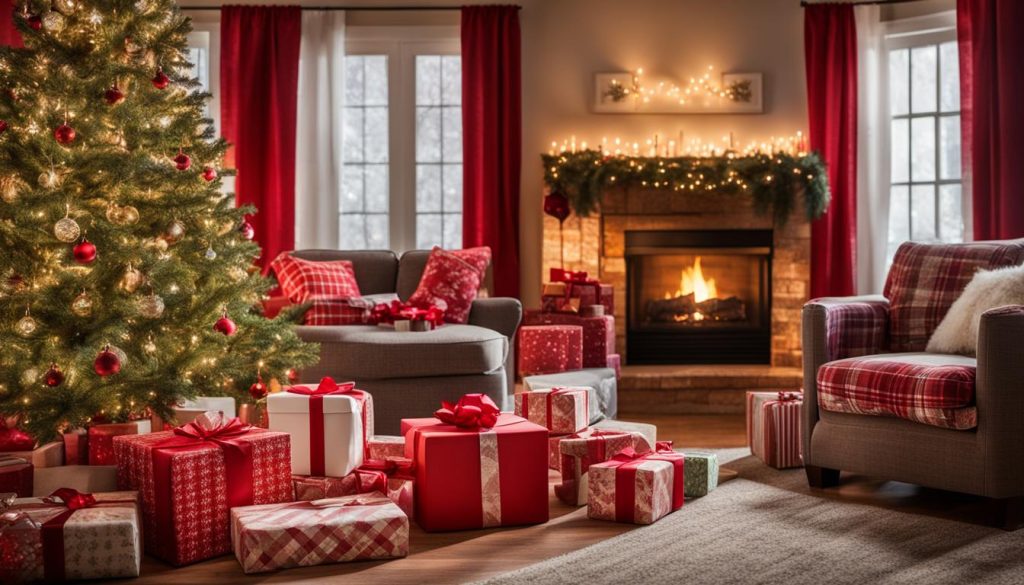 Papel de regalo para imprimir en Navidad