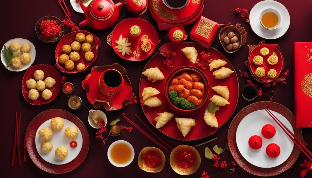 comida navideña en China