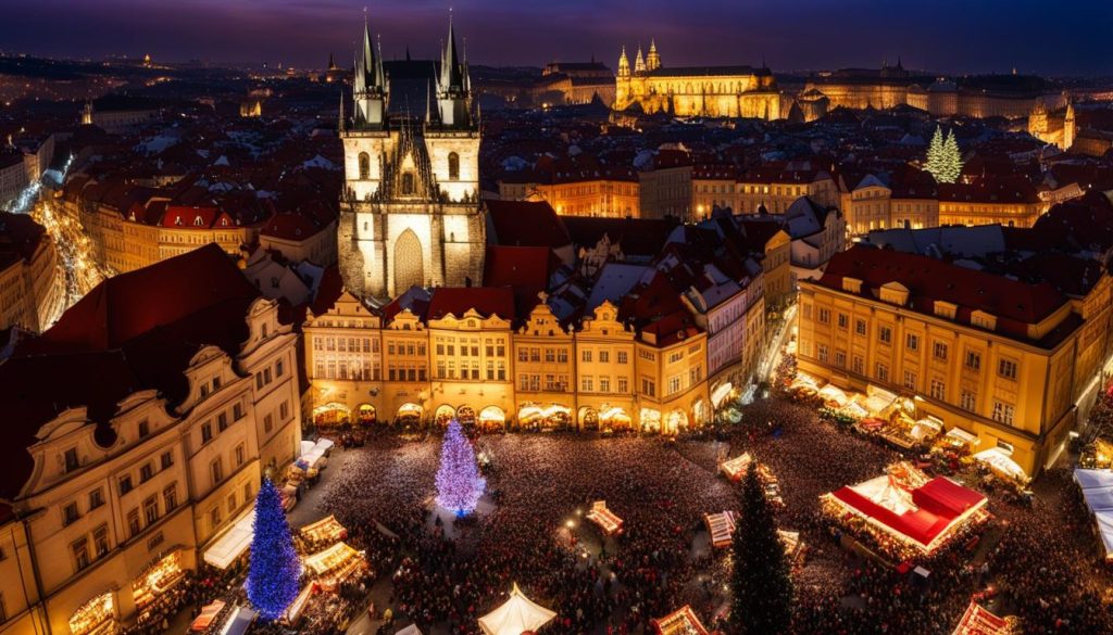 mercado de navidad praga